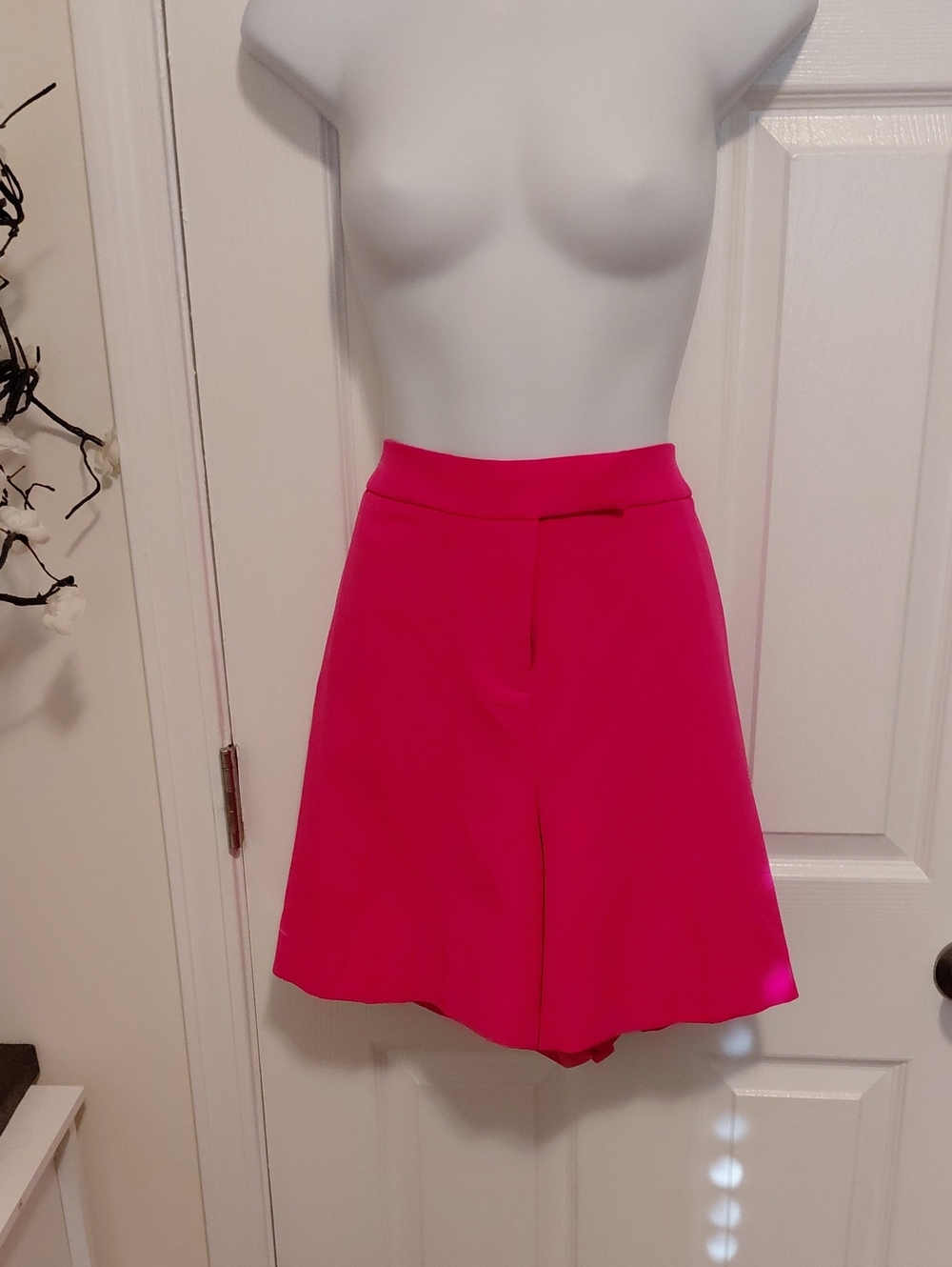 Cato Hot Pink High-Waist A-Line Shorts